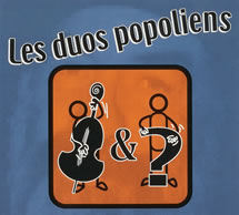 CD enregistrement audio. Duo contrebasse-claquettes. Les duos popoliens. Laurent Bortolotti (claquettes, tap dance, tap dancing), Popol Lavanchy (contrebasse). Lausanne, Suisse.